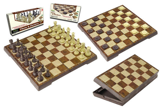 Folding Chess Checkers